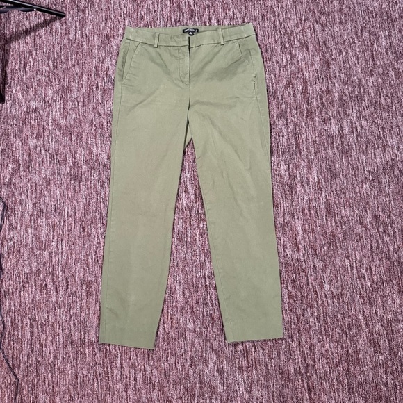 J. Crew Pants - J Crew Mercantile Green Granola Straight Leg Career Chino Pants 4